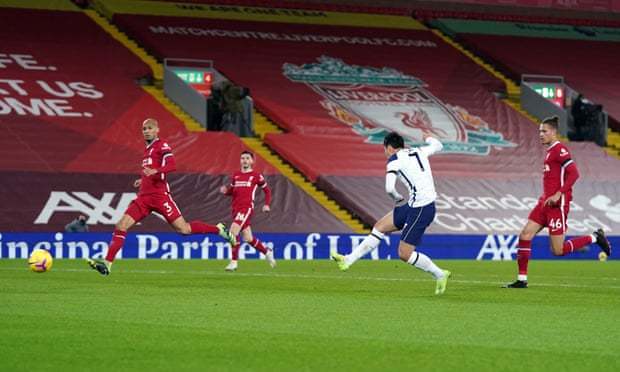  萨拉赫造点加绝杀，利物浦险胜热刺取三分  